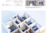 do kitchen, bathroom interior design and 3d rendering